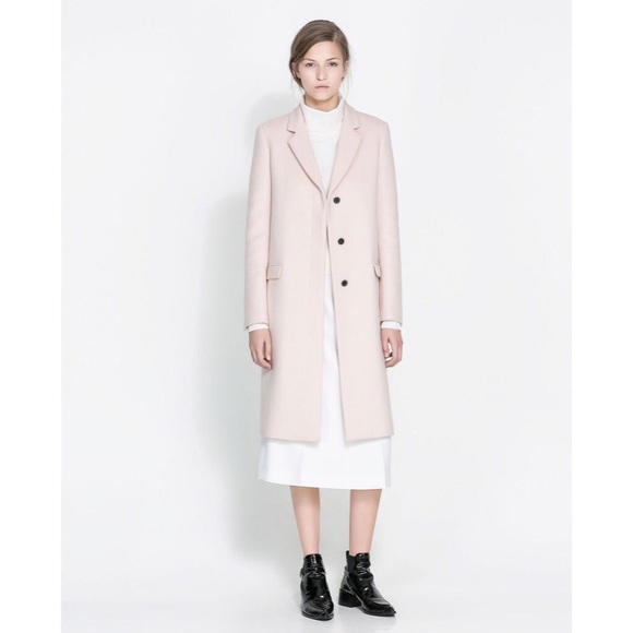 Zara Jackets & Blazers - Zara pink coat